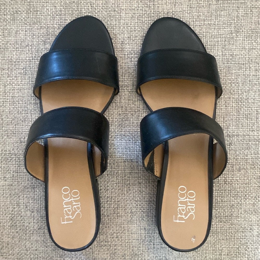 Franco Sarto low block heel sandals, 10